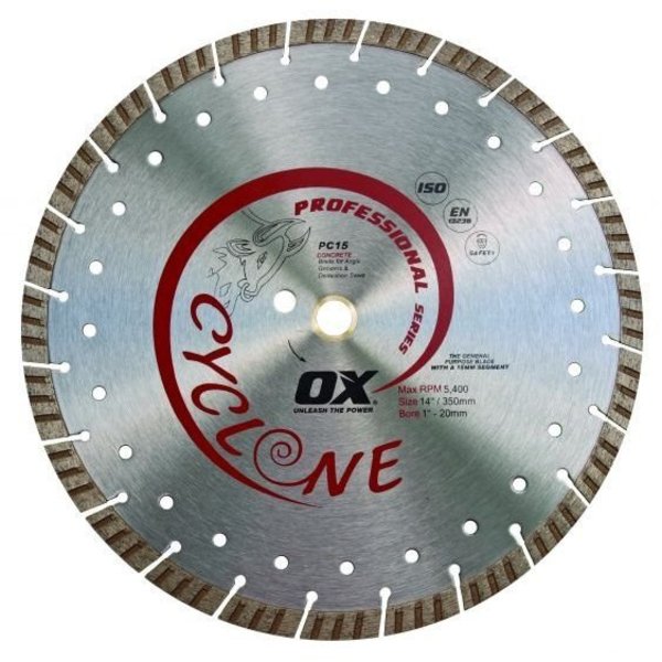 Ox Tools Pro Concrete 5'' Diamond Blade - 7/8'' - 5/8'' Bore OX-PC15-5